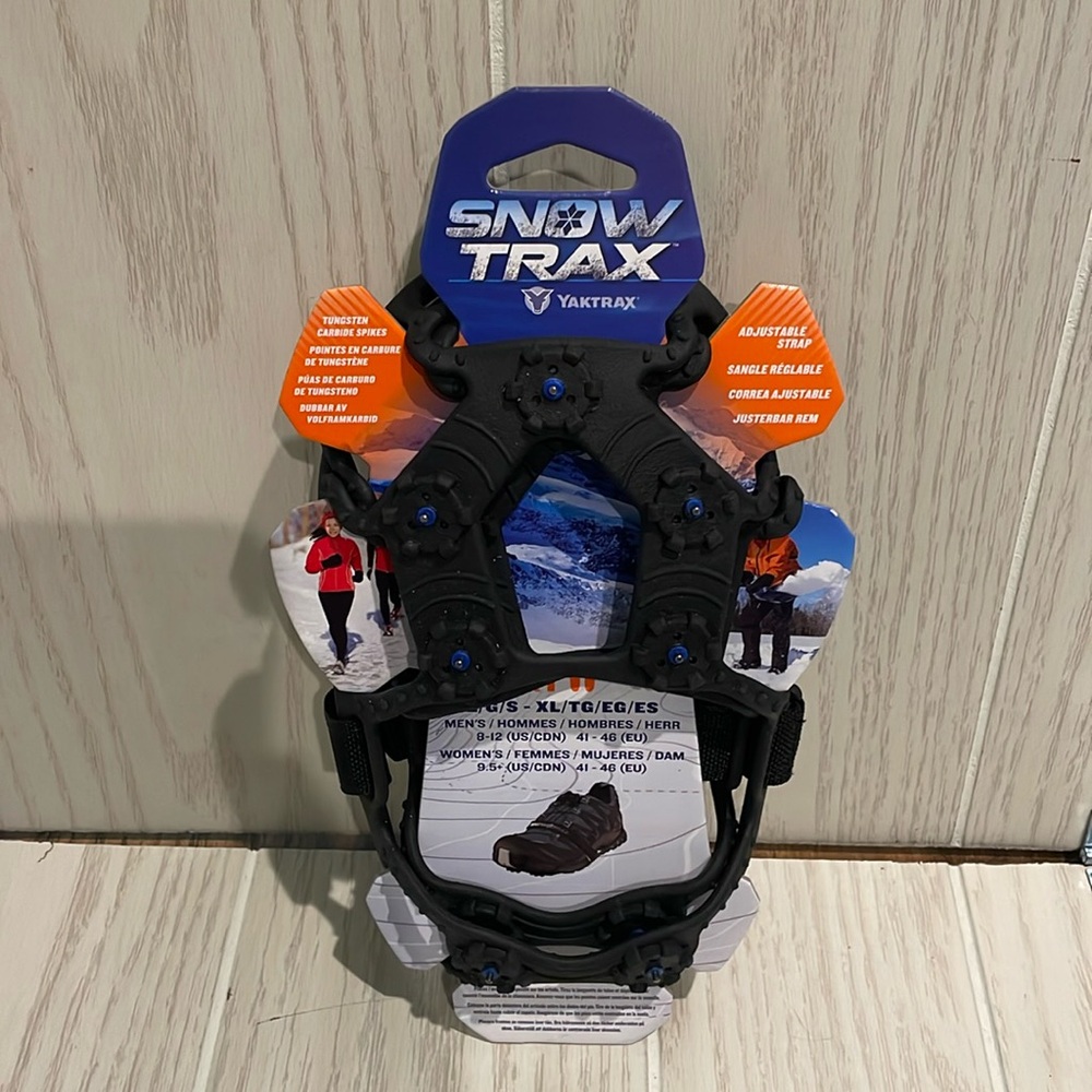 SnowTrax Yaktrax Traction Cleats Gear For Shoes & Boots Ice Snow unisex